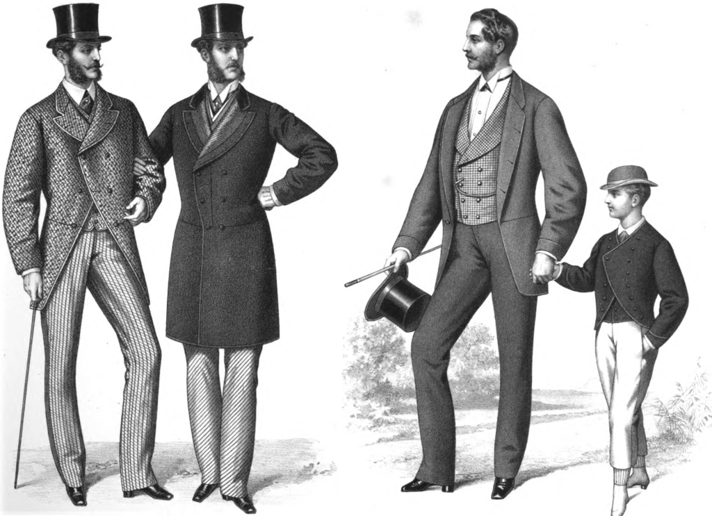 mens in 19th century 1024x743 - あなたはなぜ、スーツを着ているのか？歴史と変遷、その理由