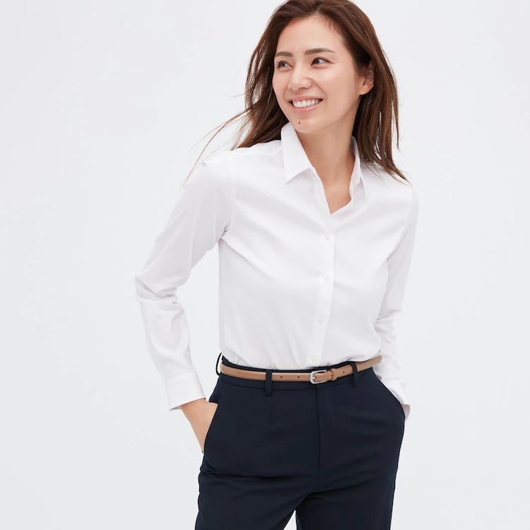 ユニクロ レディースのスーツインナー 女性が選ぶべきブラウスやカットソーは Shollworks ショルワークス